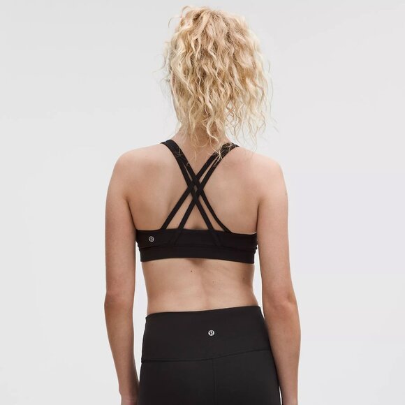 lululemon athletica Other - lululemon Energy Bra Medium Support B–D Cups Black, Size 12